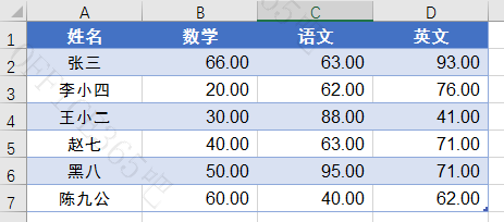 Word表格中