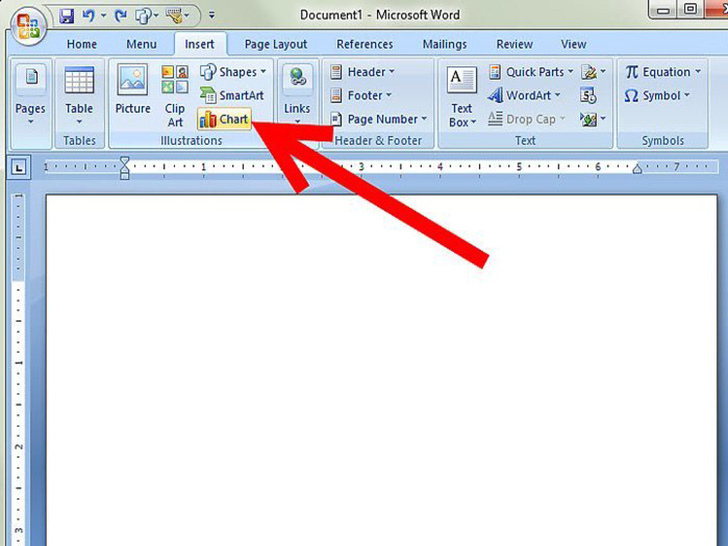 如何在microsoft word中制作图表
