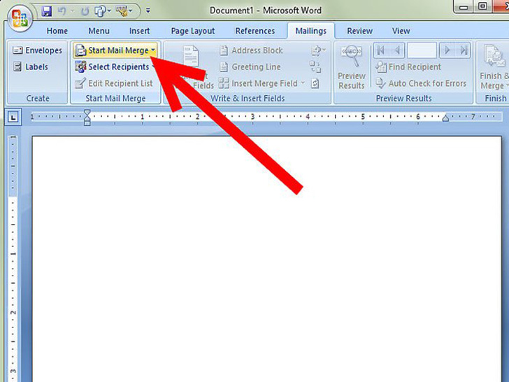 如何在microsoftword中合并邮件