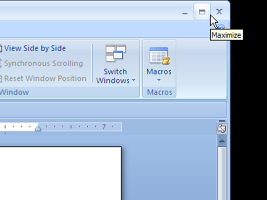 word2007如何设置多个文档查看