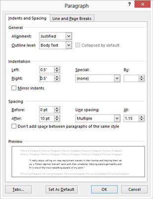 在word2010中段落的缩进方式