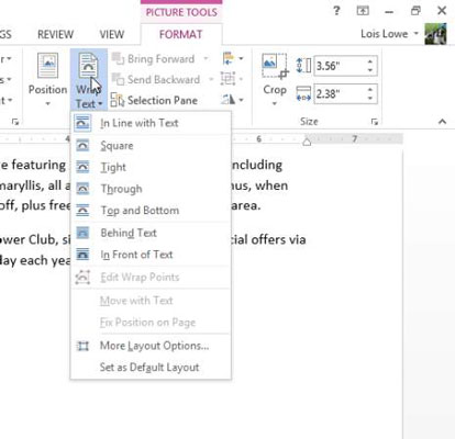 在word2010中图片的自动换行方式有哪些呢