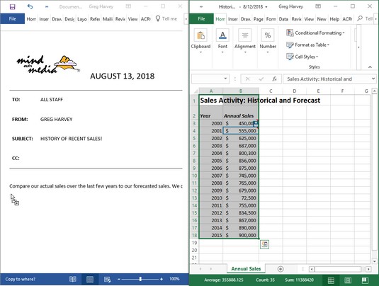 如何使用Word 2019共享Excel 2019数据 2019共享单车最新数据
