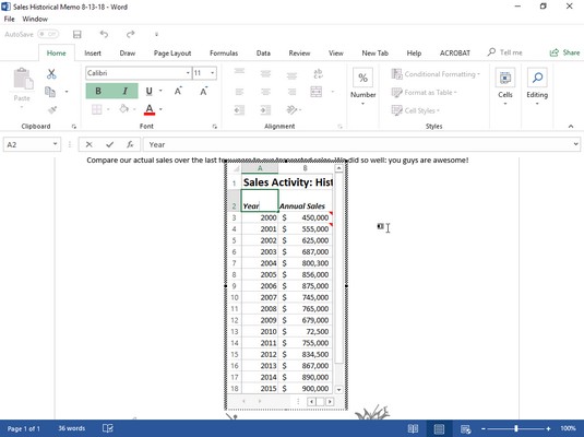 如何使用Word 2019共享Excel 2019数据 2019共享单车最新数据