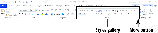 word2019样式中的样式集在哪里