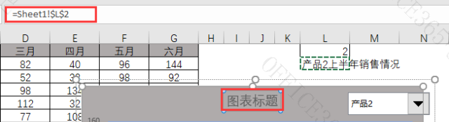 excel图表是动态的,当图表中修改了数据系列的值时